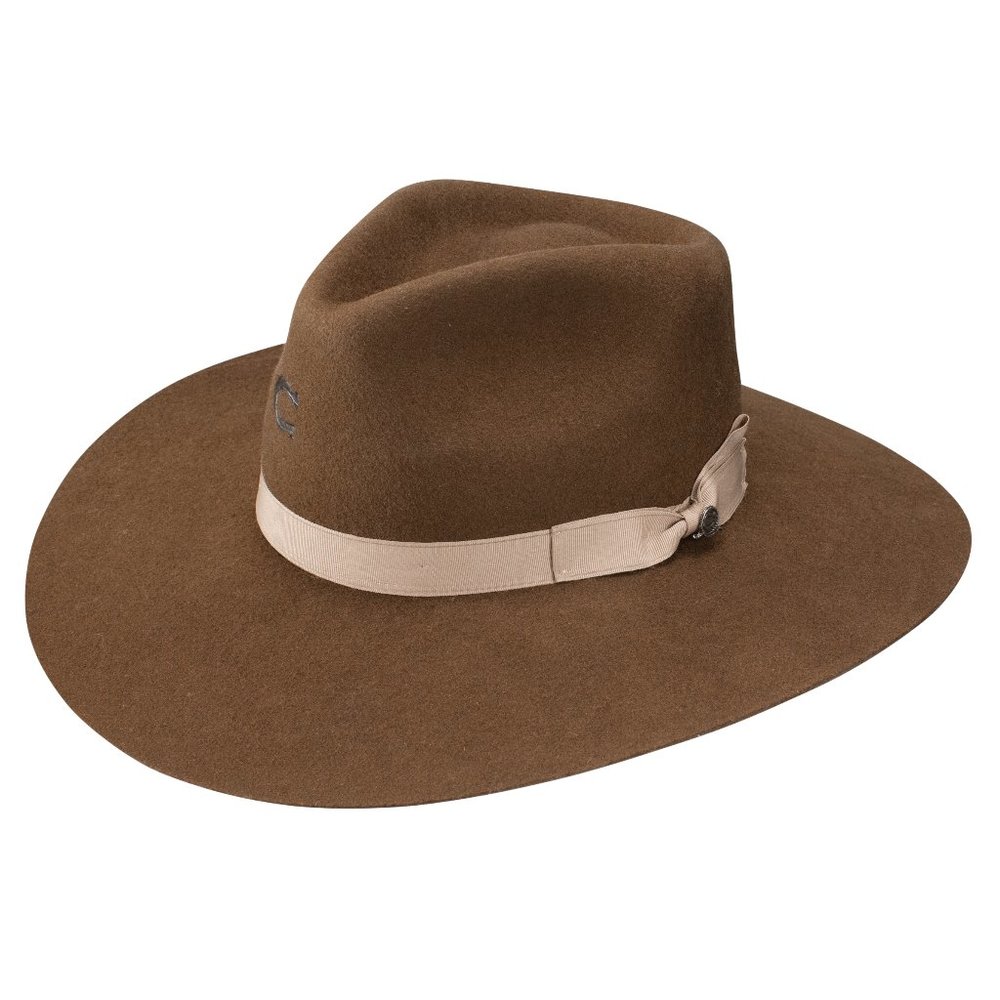 Charlie 1 Horse Highway Felt Western Hat- Acorn - Picture 2 of 7